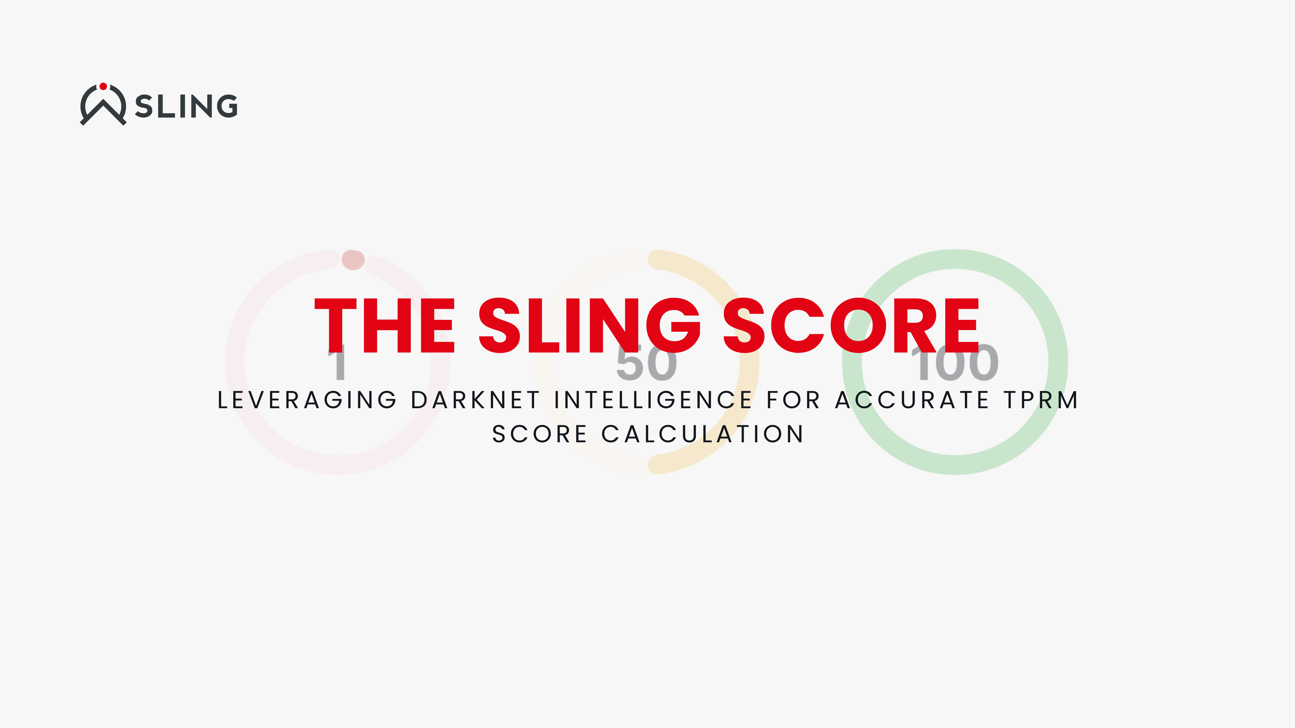 The sling score - blog banner